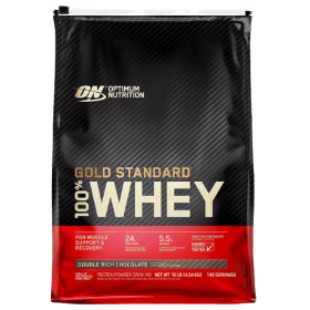 Optimum Nutrition (ON) Gold Standard 100% Whey Protein Isolates Double Rich Chocolate 10Lbs in (BD) Bangladesh