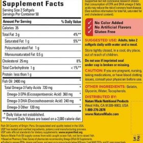 Nature Made Fish Oil Omega-3 1200mg