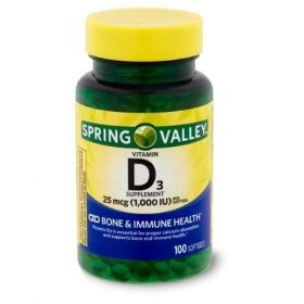 spring-valley-vitamin-d3-1000-iu-100-softgels-price-in bd-bangladesh