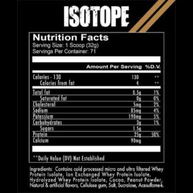 isotope 100 whey isolate 5 lbs