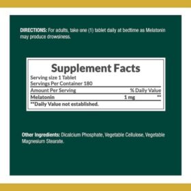 Nature’s Bounty Melatonin 1mg price in Bd