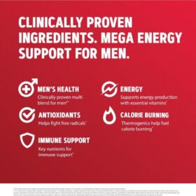 GNC Mega Men Energy and Metabolism Multivitami