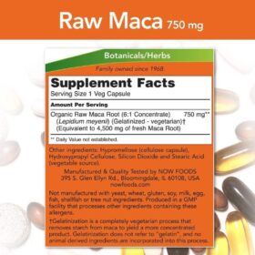 NOW Foods Maca 750mg capsules price in Bangladesh