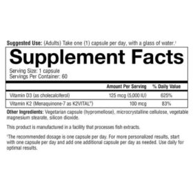 Youtheory Vitamin K2 and D3