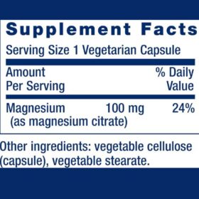 Life Extension Magnesium Citrate Capsules
