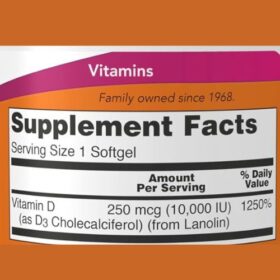 NOW Foods Vitamin D-3 10000 IU