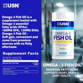 Usn Omega-3 Fish Oil 1000M