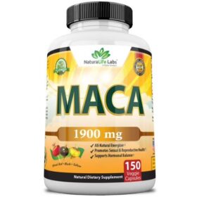 NaturaLife Labs Organic Maca 1900 mg Capsules Price in Bangladesh